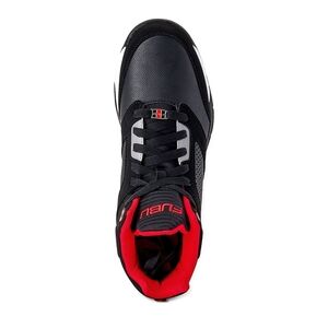 FUBU Men's Black and Red High-Top Sneakers
